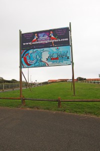 UST billboard in France